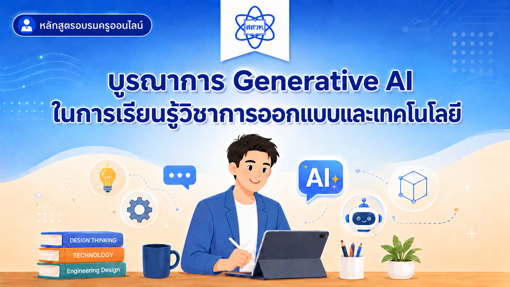 การบูรณาการปัญญาประดิษฐ์ในการเรียนรู้วิชาการออกแบบและเทคโนโลยี DT011